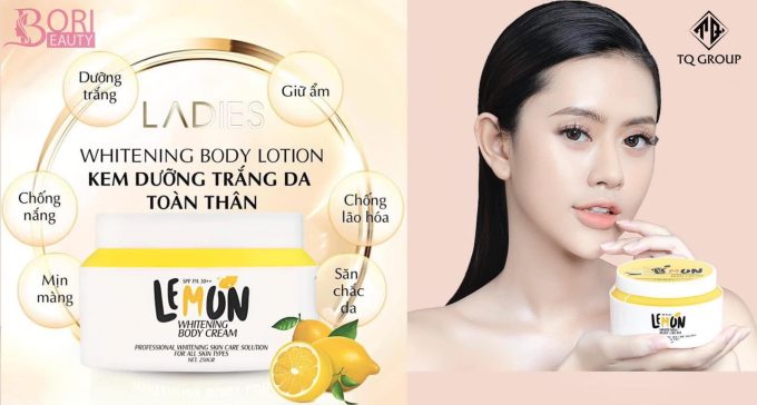 Kem Body Lemon thuộc thuong hiệu mỹ phẩm TQ - GROUP