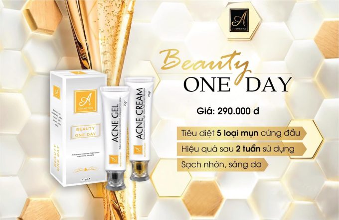 Bộ Trị Mụn A Cosmetics One Day – Hàng Chính Hãng