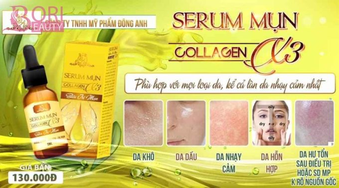 Serum Trị Mụn Collagen X3