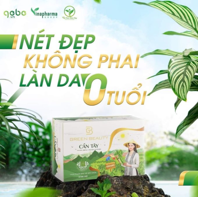 Cần Tây Green Beauty Mẫu Mới – Hộp 36 Gói – Giữ Dáng, Đẹp Da