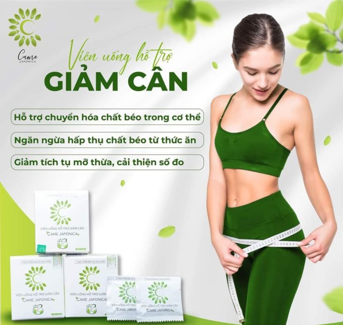 Giảm Cân Came Japonica Camellia 20 Viên – Giảm Cân Đẹp Da, Hàng Chuẩn Chính Hãng