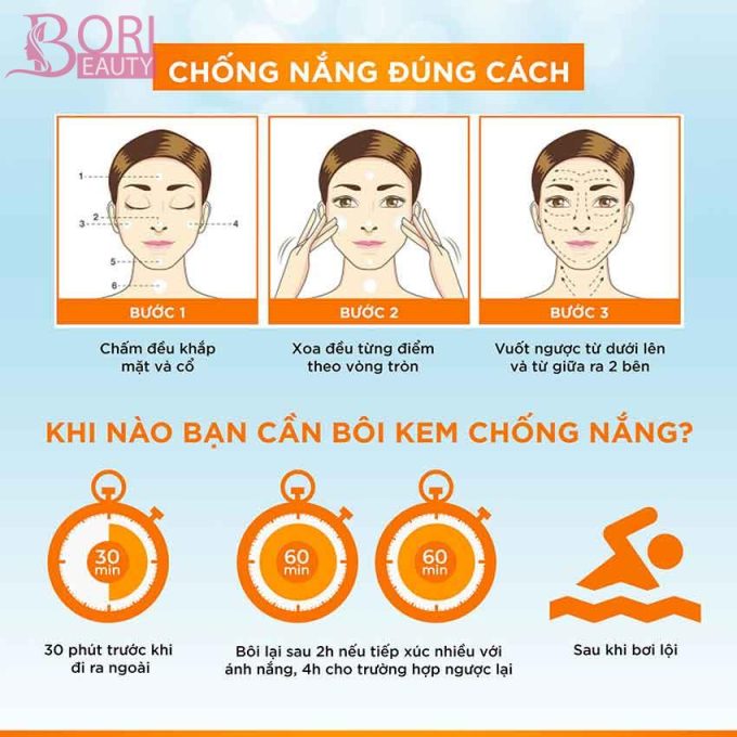 Cách sử dụng Kem Chống Nắng Mq Skin đạt hiệu quả chống nắng tốt