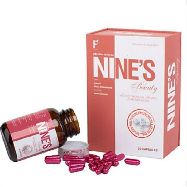 Viên Uống Trắng Da Nine’s Beauty 30 Viên – Bổ Sung Nano Glutathione Giúp Da Khỏe Mạnh