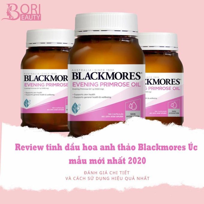 Viên Uống Tinh Dầu Hoa Anh Thảo Blackmores Evening Primrose Oil