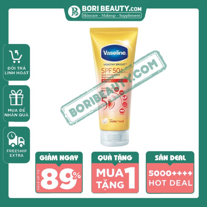 Dưỡng Thể Trắng Da Vaseline 50x SPF 50 PA++++ Thái Lan – Tuýp 300ml