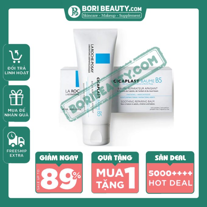 Kem B5 La Roche Posay 40ml&100ml – Dưỡng Ẩm, Làm Dịu, Phục Hồi Da