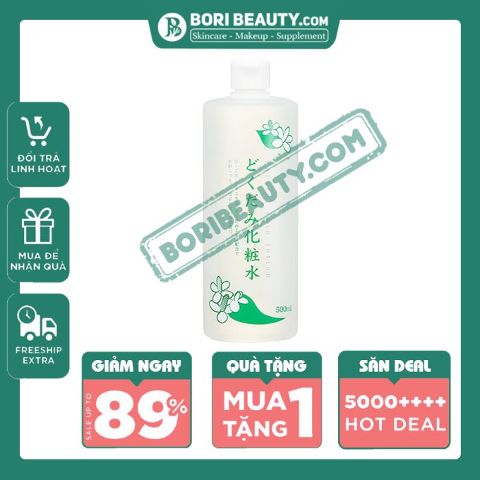 Toner Diếp Cá Dokudami Natural Skin Lotion Nhật 500ml – Hàng Chính Hãng