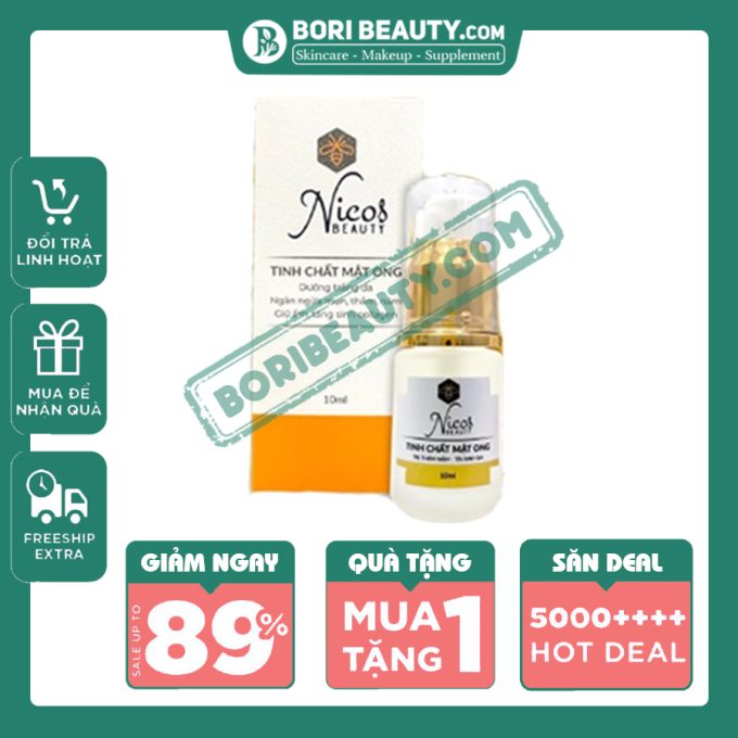 Serum Tinh Chất Mật Ong Lên Men Nicos Beauty Mẫu Mới 10ml – Hàng Chính Hãng