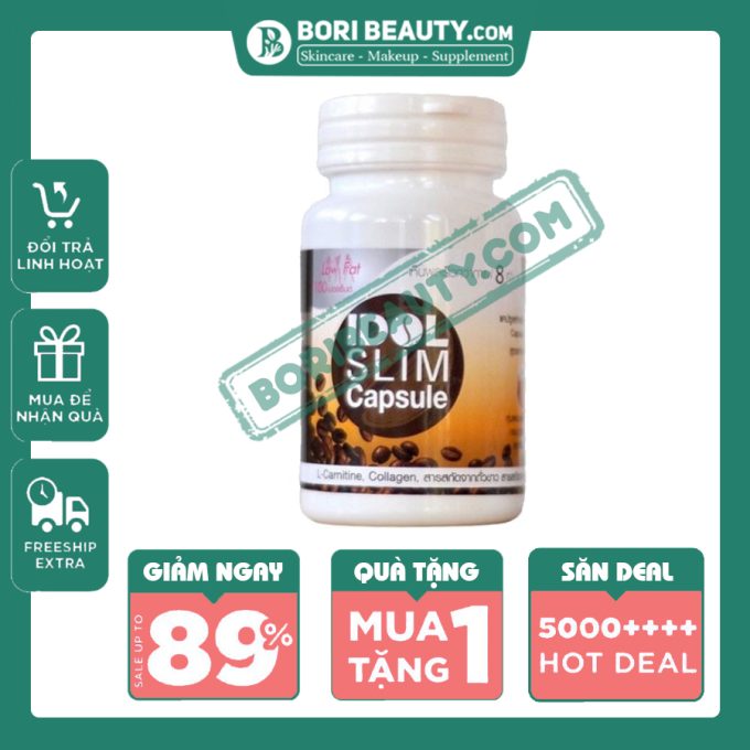 Viên Giảm Cân Cafe Idol Slim Capsule Lọ 15 Viên – Hàng Chuẩn Thái Lan