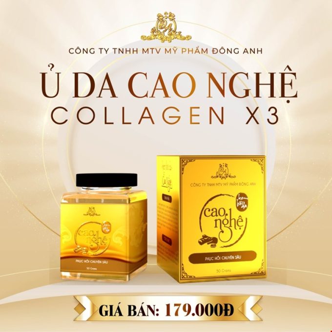 Cao Nghệ Đông Anh Collagen X3 – Hộp 30g – Hàng Chính Hãng