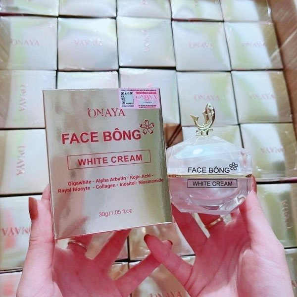 Kem Face Bông ONAYA Chính Hãng – Mua 1 Tặng 2 (Nước Tẩy Trang & Gel Tẩy Tế Bào Chết)