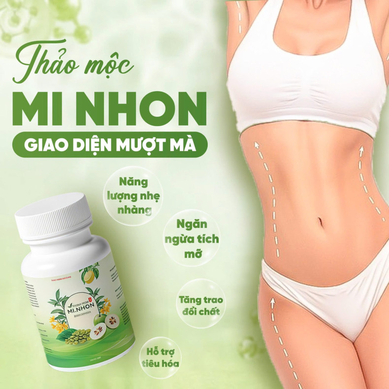 Thảo Mộc Giảm Cân Mi Nhon PLUS – Hộp 30 Viên – Hàng Chuẩn Chính Hãng
