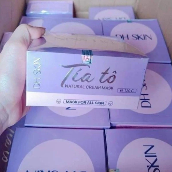 Mặt Nạ Tía Tô DH SKIN 120g – Dưỡng Trắng, Mờ Thâm Nám, Chống Lão Hóa