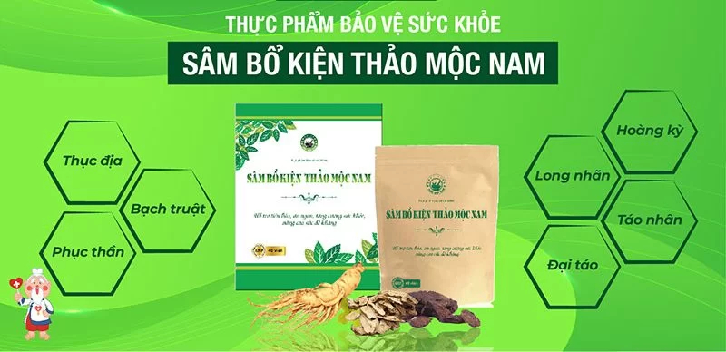 Tăng Cân Sâm Bổ Kiện Thảo Mộc Nam - Tăng cân an toàn