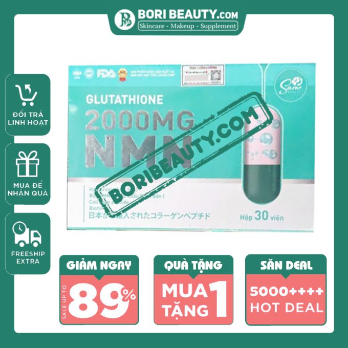 Viên Uống Trắng Da Glutathione 2000mg