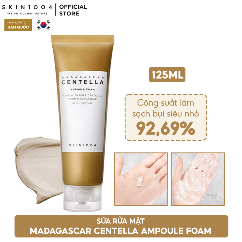 Sữa Rửa Mặt Tạo Bọt Skin1004 Madagascar Centella Ampoule Foam 125ml