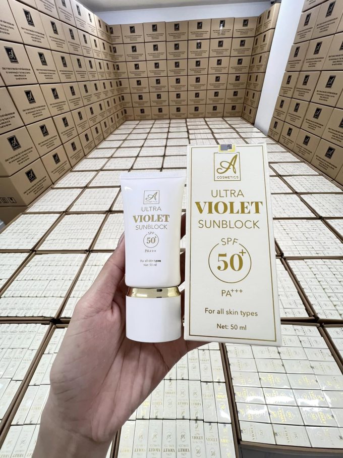 mua sản phẩm Kem Chống Nắng Violet chính hãng tại BORI BEAUTY