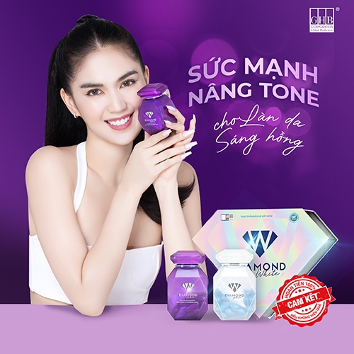 Viên Uống Trắng Da Diamond White Day & Night 60 Viên – Hàng Chính Hãng (Nguyên Tem)