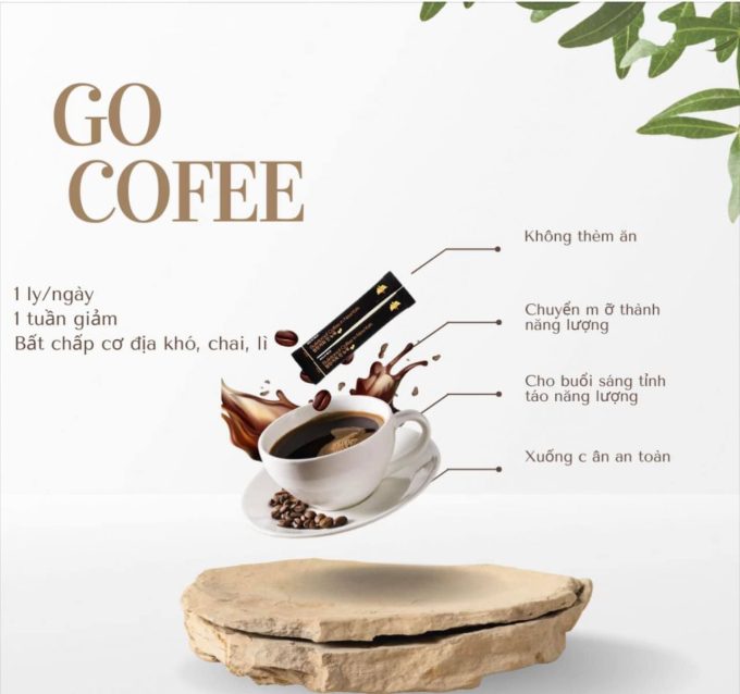 Go Coffee Giảm Cân (Hộp 12 Gói) – Giảm Cân, Đốt Mỡ Thừa Hiệu Quả – Hàng Chuẩn Công Ty