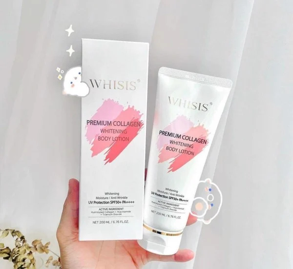 Kem Body Whisis Premium Collagen Whitening Body Lotion 200ml