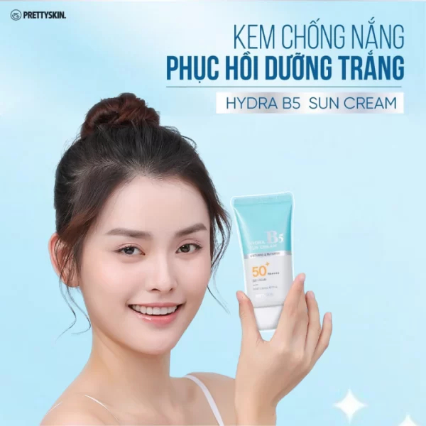 Kem Chống Nắng Pretty Skin Hydra B5 Sun Cream 70ml – Phù Hợp Với Mọi Loại Da