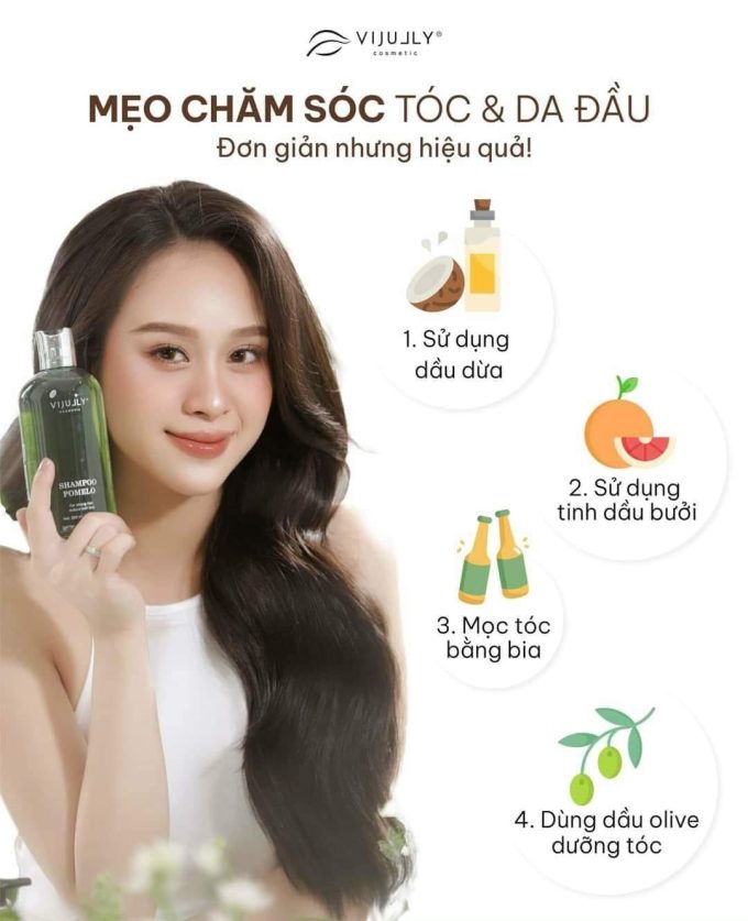 Chăm sóc tóc đơn giản và hiệu quả