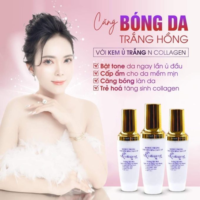 Ủ Trắng Face N Collagen – Ủ Trắng Da Chuyên Spa Cao Cấp – Hàng Chính Hãng