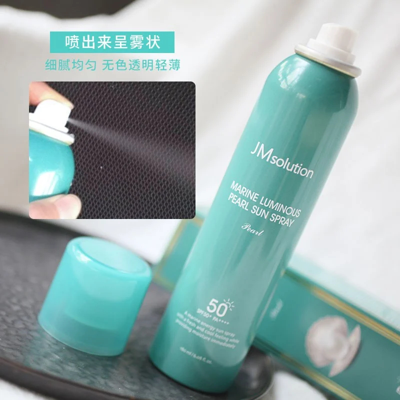 Xịt Chống Nắng Toàn Thân Từ Ngọc Trai JM Solution Marine Luminous Pearl Sun Spray SPF50+ 180ml