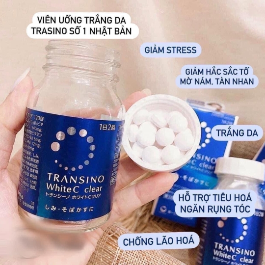 Viên Uống Trắng Da Transino White C 60 Viên, 120 Viên, 240 Viên – Hàng Nhật Chính Hãng