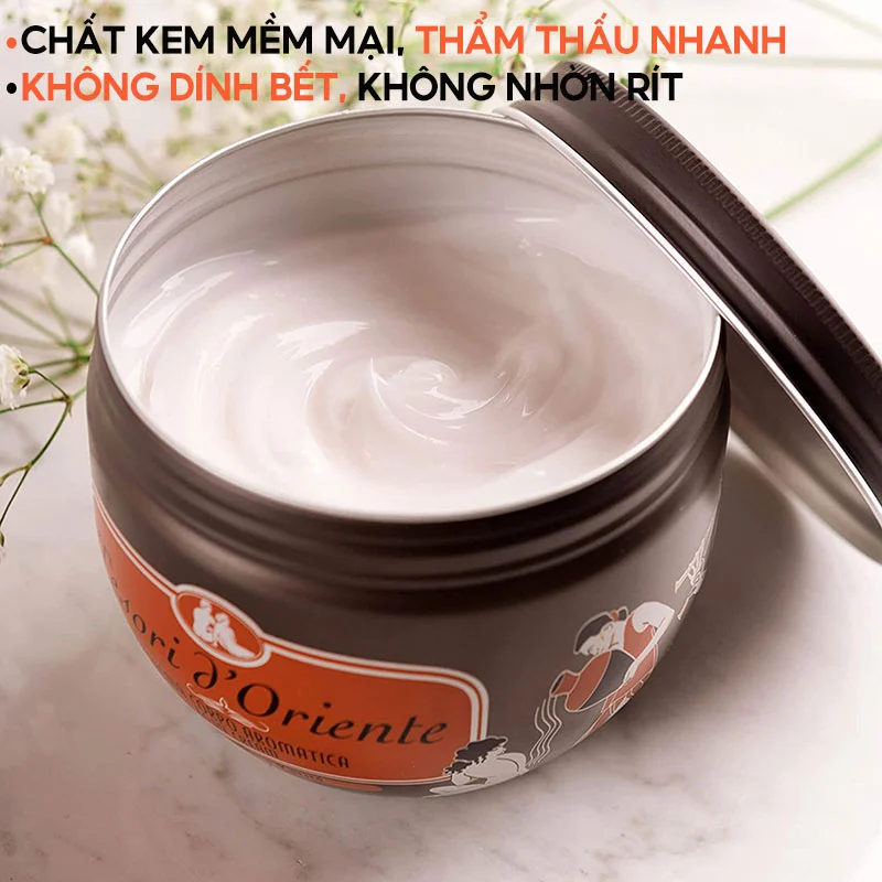 Kem Dưỡng Thể Tesori d’Oriente Hương Hoa Sen 300g – Hàng Chuẩn Chính Hãng