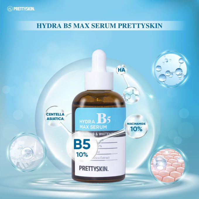 Serum B5 Pretty Skin Hydrat 30ml – Cấp Ẩm, Sáng Da, Mờ Thâm Hiệu Quả