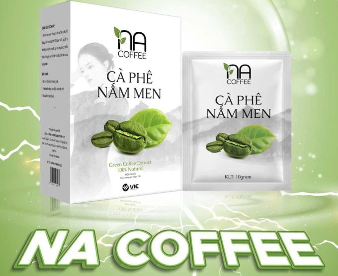 Cà Phê Nấm Men Giảm Cân Làm Gầy V.I.C Na Coffee – Hộp 12 Gói