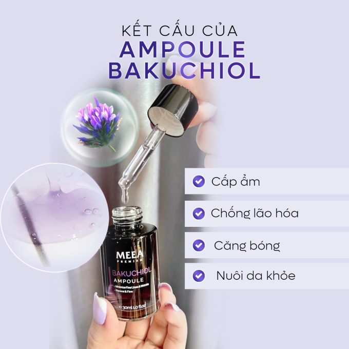 Tinh Chất Serum Bakuchiol Meea – Chai 10ml & 30ml – Cam Kết Hàng Chính Hãng 100%