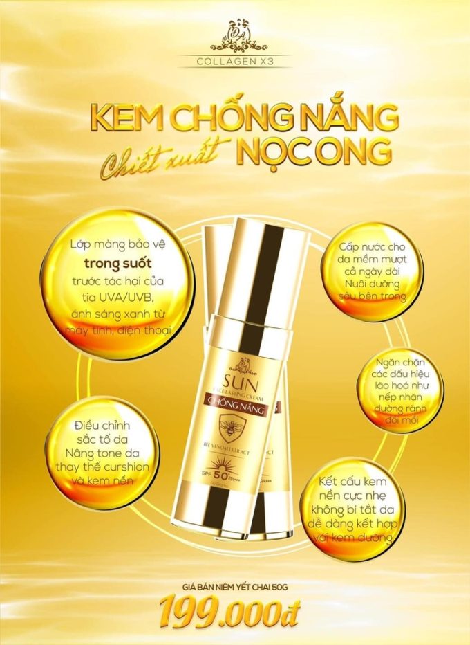 Kem Chống Nắng Collagen X3 có tốt không?