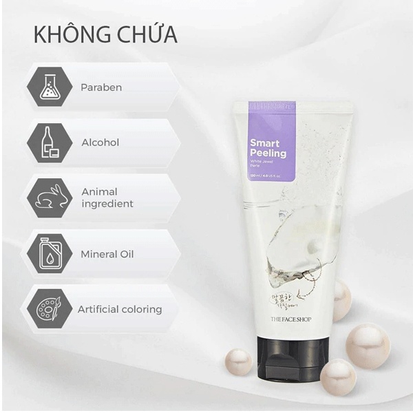 Tẩy Da Chết Ngọc Trai The Face Shop Shop Smart Peeling 120ml – Hàng Chính Hãng