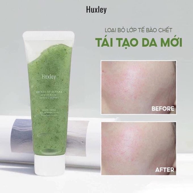 Tẩy Da Chết Huxley Scrub Mask Sweet Therapy 30g & 120g – Hàng Chính Hãng