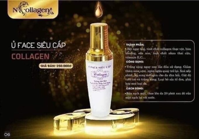 mua sản phẩm Ủ Trắng Face NCollagen chính hãng tại Bori Beauty