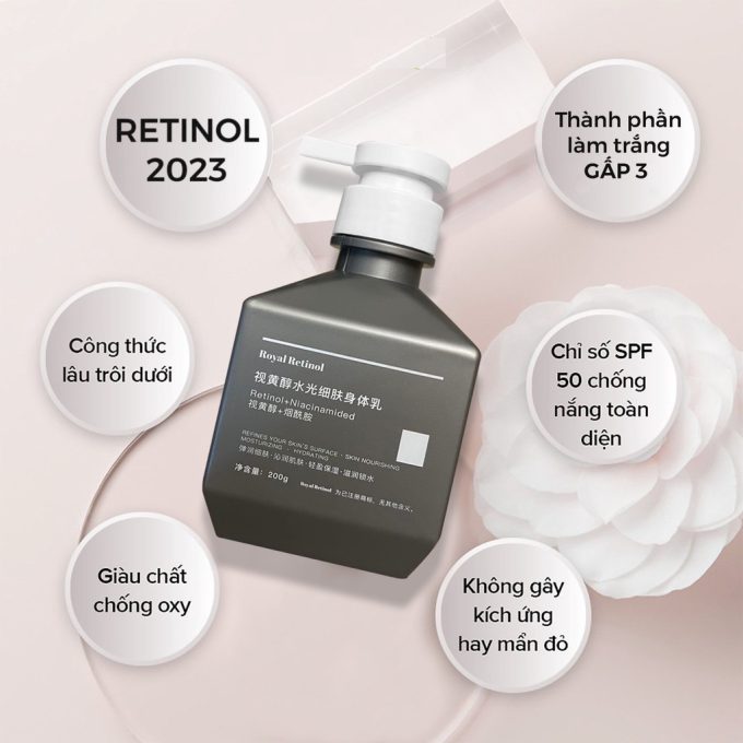 Kem Body B22 The Matrix Retinol 1.5 – Chai 200g – Dưỡng Trắng Da Hiệu Quả