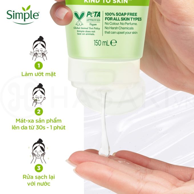 Sữa Rửa Mặt Simple 150ml