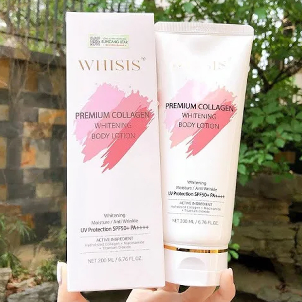 Kem Body Whisis Premium Collagen Whitening Body Lotion 200ml