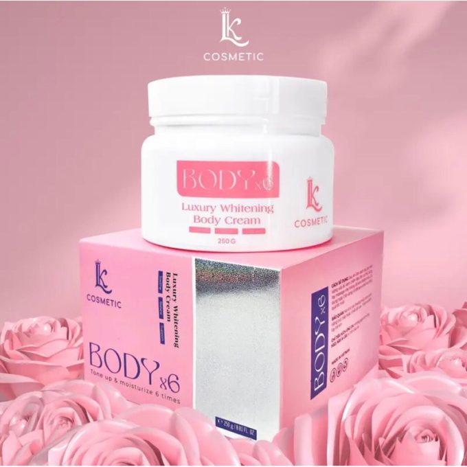 Kem Body Luxury X6 Linh Kool 250g – Dưỡng Trắng Da Chuyên Sâu, Chống Nắng – Hàng Chính Hãng