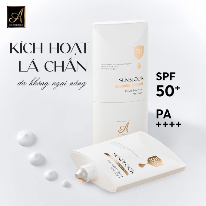 Kem Chống Nắng A Cosmetics Ultra Violet Sun Block Mẫu Mới – Hàng Chính Hãng