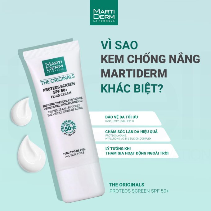 Kem Chống Nắng Martiderm SPF 50++ – Chống Nắng Phổ Rộng Bảo Vệ Da – Hàng Chính Hãng