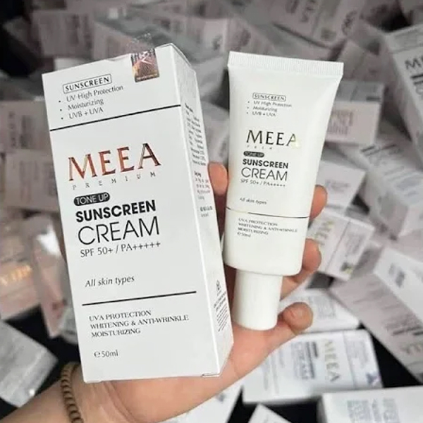 Kem Chống Nắng Meea Organic Full Size 50ML | Kem Chống Nắng Nâng Tone, SPF 50+++