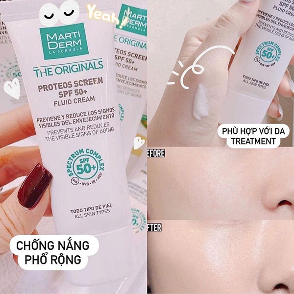 Kem Chống Nắng Martiderm SPF 50++ – Chống Nắng Phổ Rộng Bảo Vệ Da – Hàng Chính Hãng