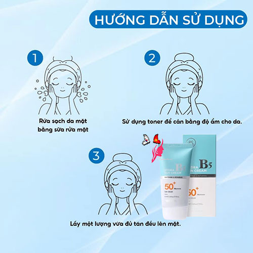 Kem Chống Nắng Pretty Skin Hydra B5 Sun Cream 70ml – Phù Hợp Với Mọi Loại Da