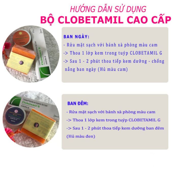 Bộ Kem Trị Nám Clobetamil G – Hàng Chuẩn Thái Lan Chính Hãng