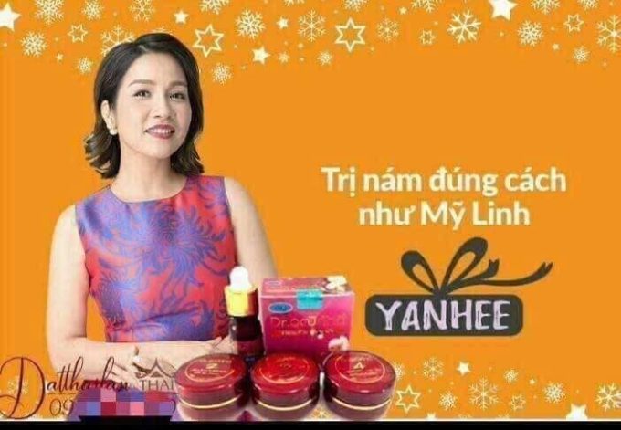 Mỹ Linh tin dùng sản phẩm trị nám Yanhee