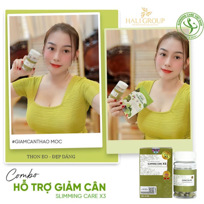 Giảm Cân Slimming Care X3 – Hộp 30 Viên – Tặng Kèm Detox – Hàng Chính Hãng