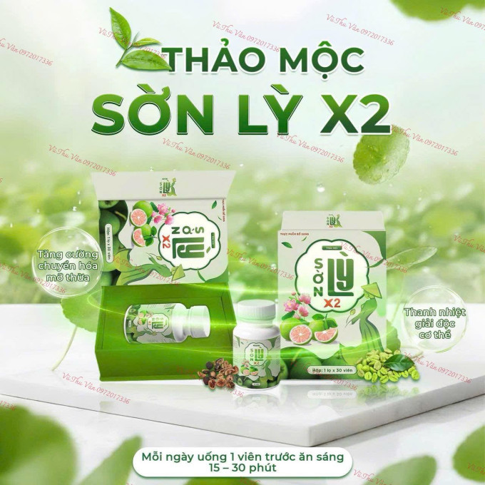 Giảm Cân Sờn Lỳ X2 30 Viên – Dành Cho Cơ Địa Chai Lì, Khó Giảm